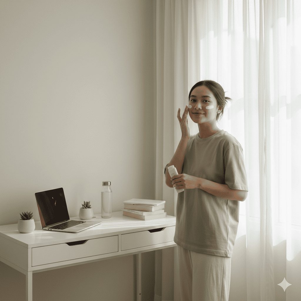 Rahasia Skincare Harian Anti Ribet 9 Trik Terbukti Bikin Wajah Glowing untuk Pekerja & Mahasiswa